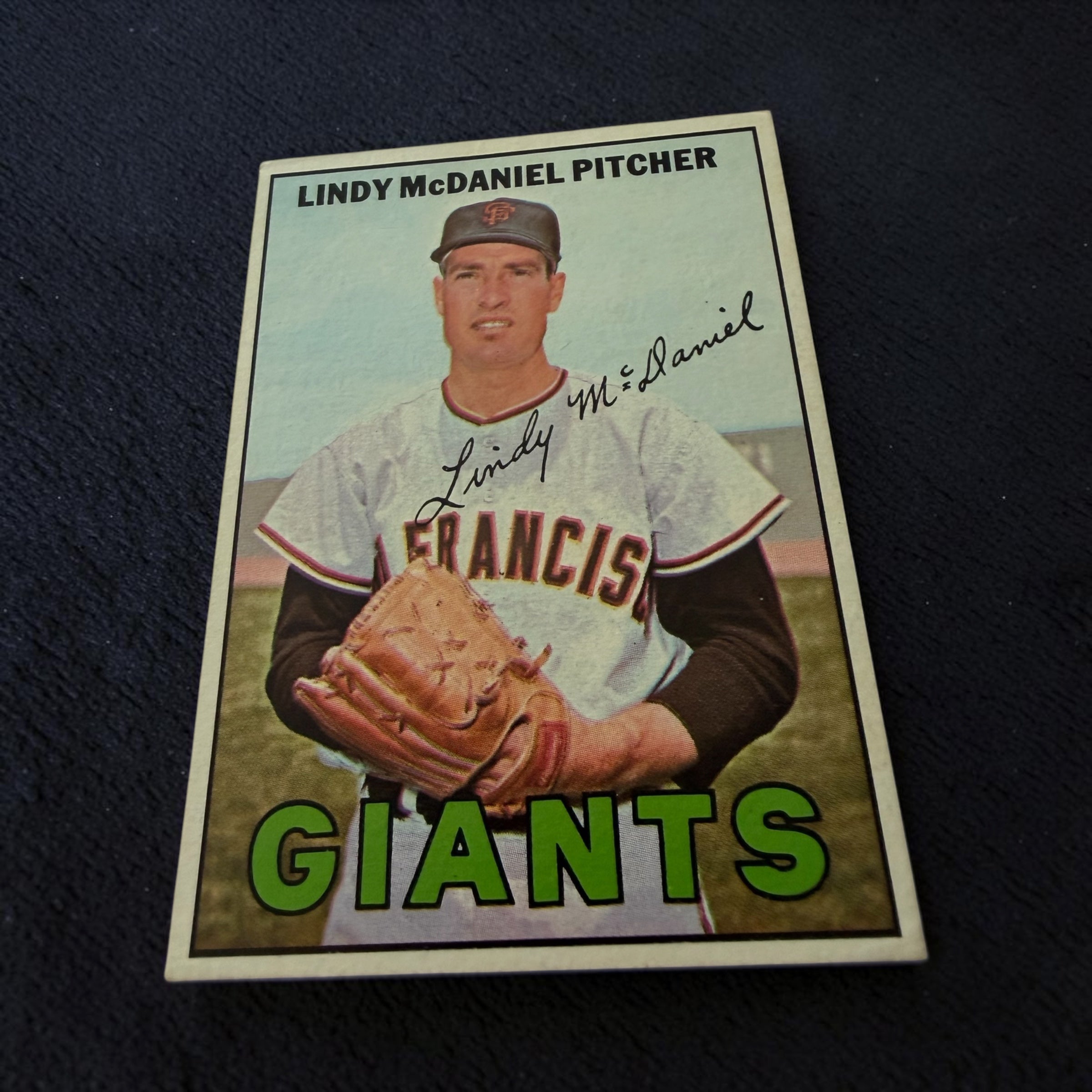 1967 Topps #46 Lindy McDaniel San Francisco Giants Vintage Baseball Card