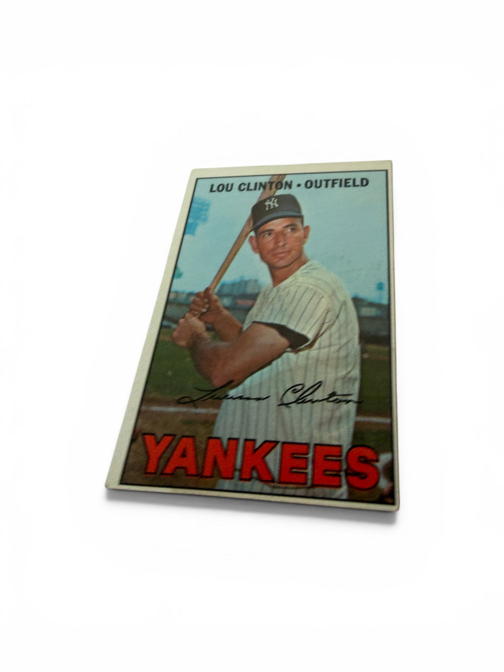 1967 Topps #426 Lou Clinton New York Yankees Vintage Baseball Card