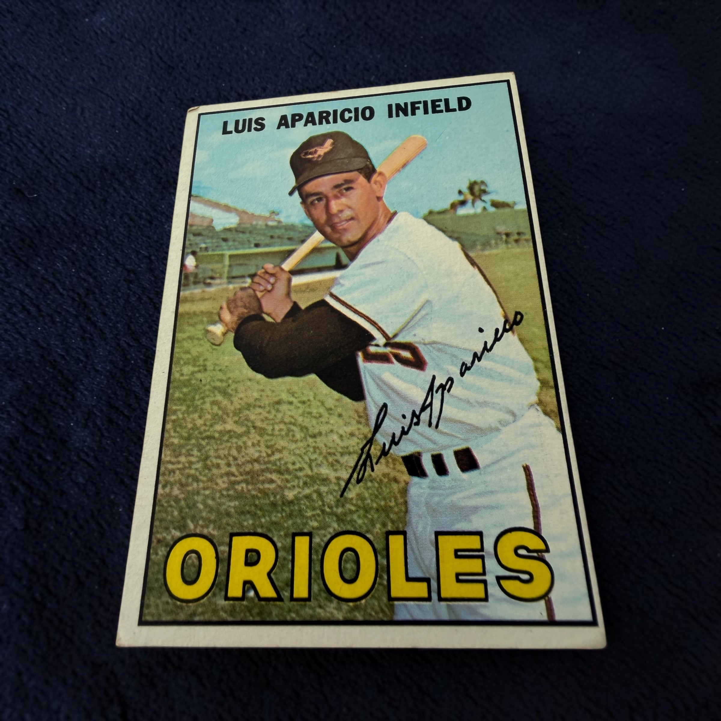 1967 Topps #60 Luis Aparicio Baltimore Orioles Hall of Fame Vintage Baseball Card