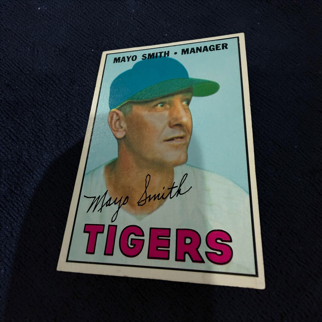 1967 Topps #321 Mayo Smith Detroit Tigers Manager Vintage Baseball Card MLB Original