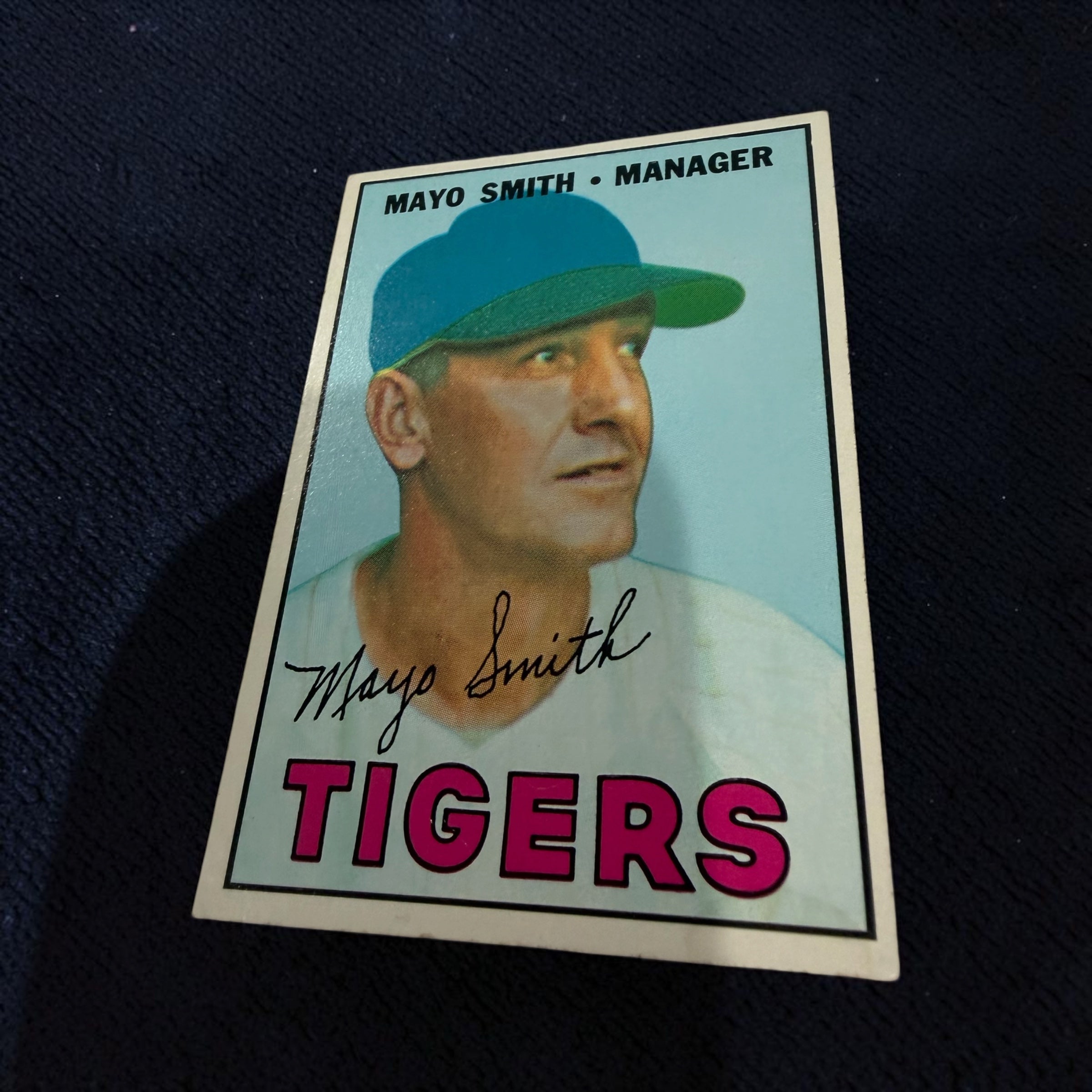 1967 Topps #321 Mayo Smith Detroit Tigers Manager Vintage Baseball Card MLB Original