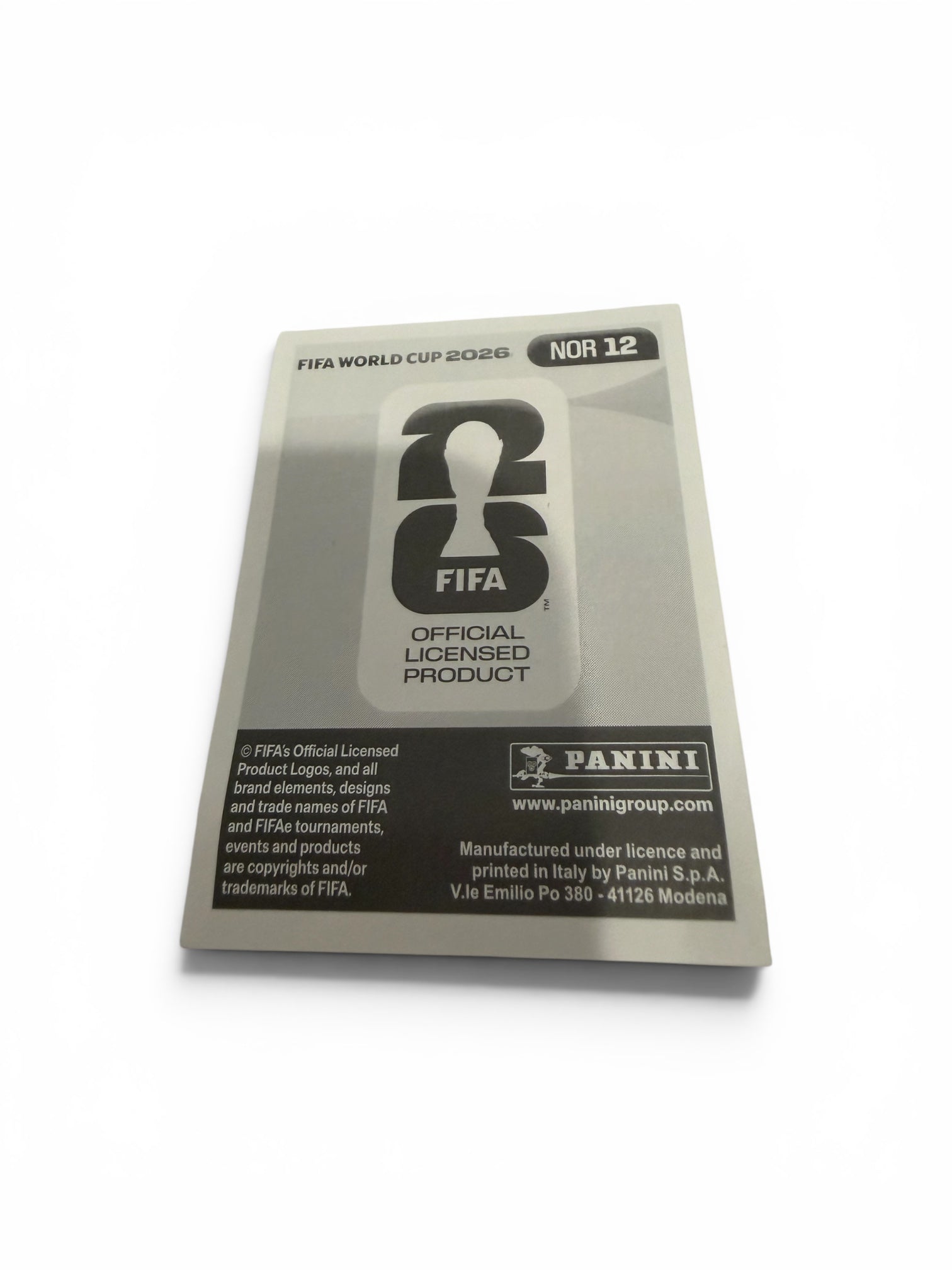 2026 Panini FIFA World Cup Andreas Schjelderup NOR 12 Norway Official Soccer Sticker
