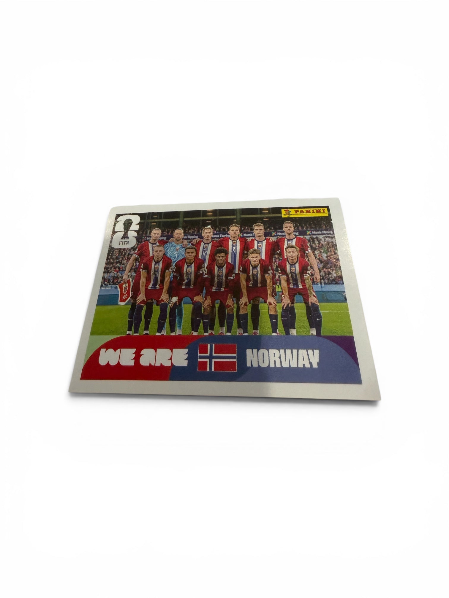 2026 Panini FIFA World Cup We Are Norway Team Photo NOR 13 Official Soccer Sticker