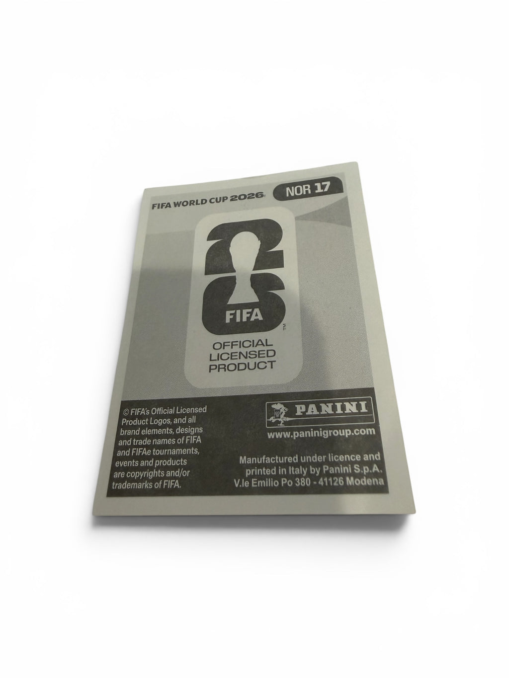 2026 Panini FIFA World Cup Aron Dønnum NOR 17 Norway Official Soccer Sticker
