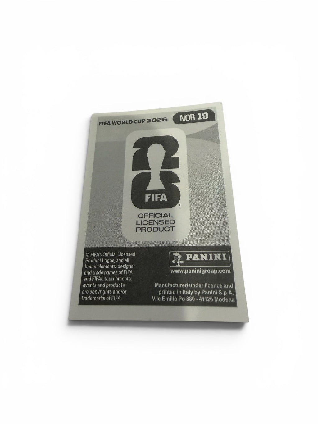 2026 Panini FIFA World Cup Antonio Nusa NOR 19 Norway Official Soccer Sticker