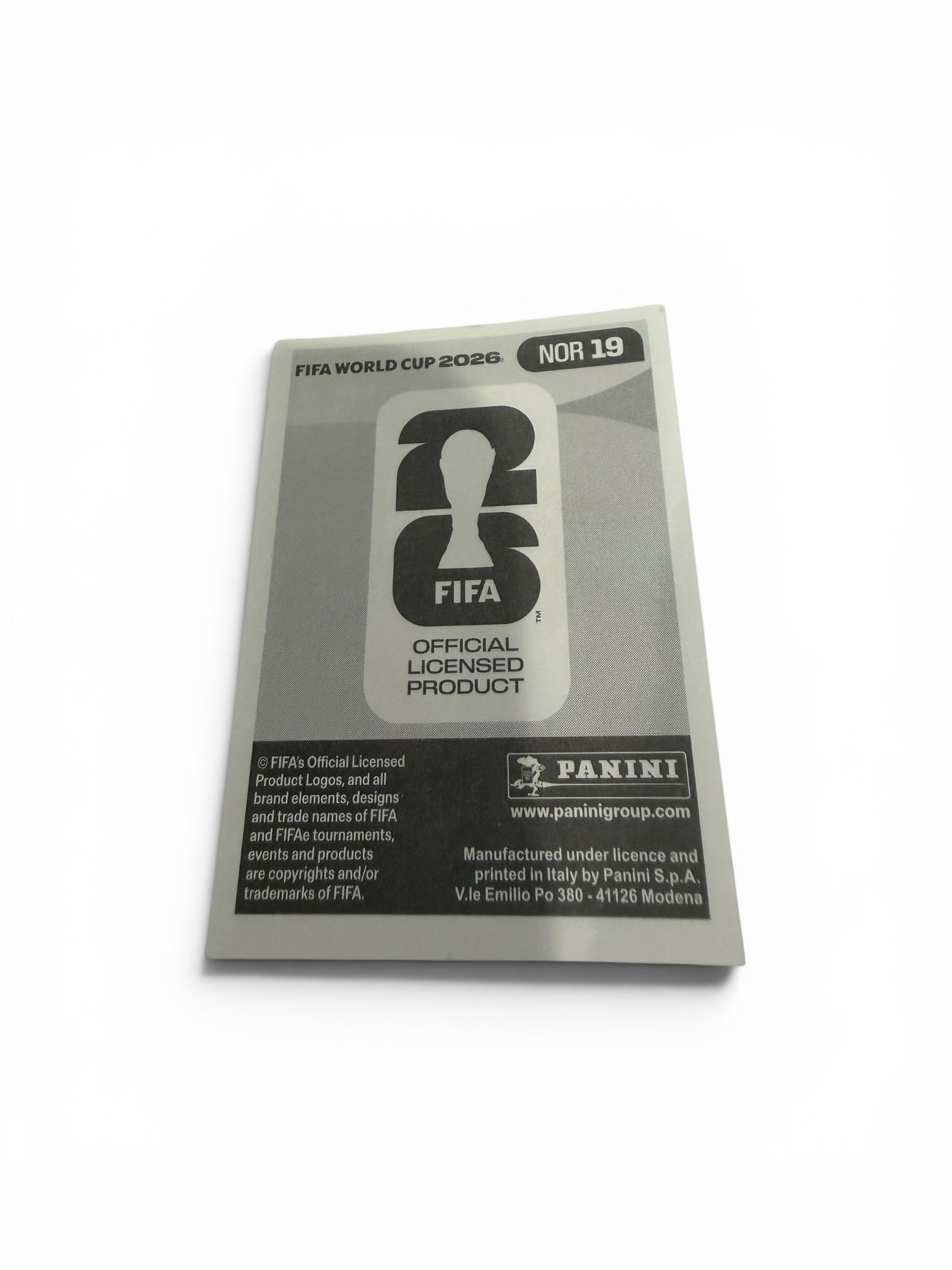 2026 Panini FIFA World Cup Antonio Nusa NOR 19 Norway Official Soccer Sticker
