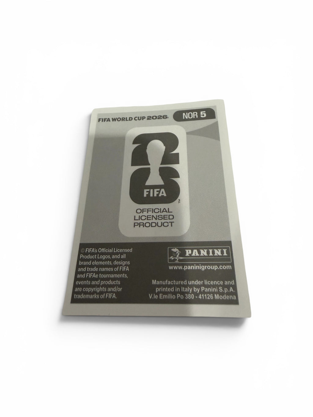 2026 Panini FIFA World Cup Kristoffer Vassbakk Ajer NOR 5 Norway Soccer Sticker