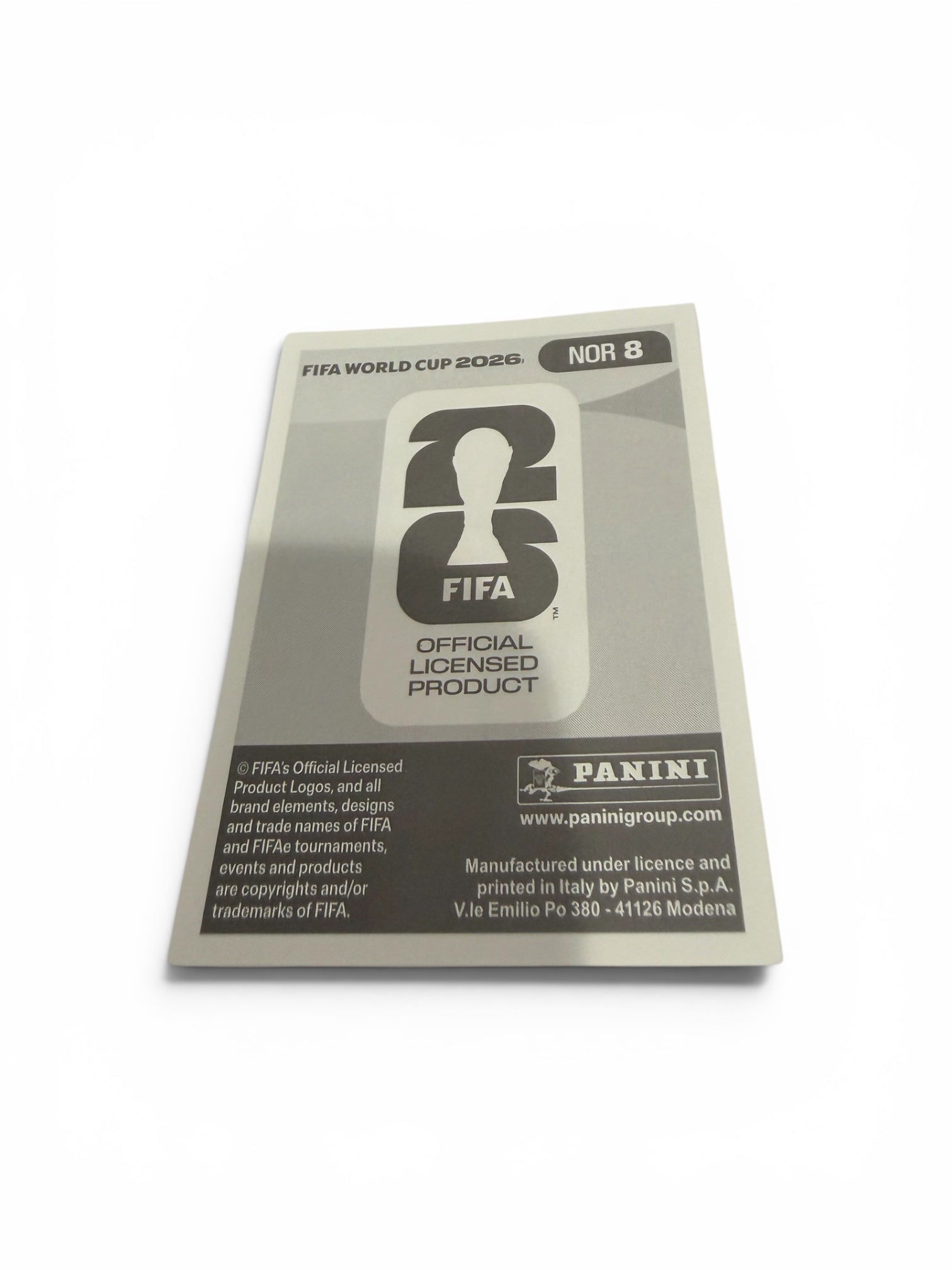 2026 Panini FIFA World Cup Torbjørn Heggem NOR 8 Norway Soccer Sticker