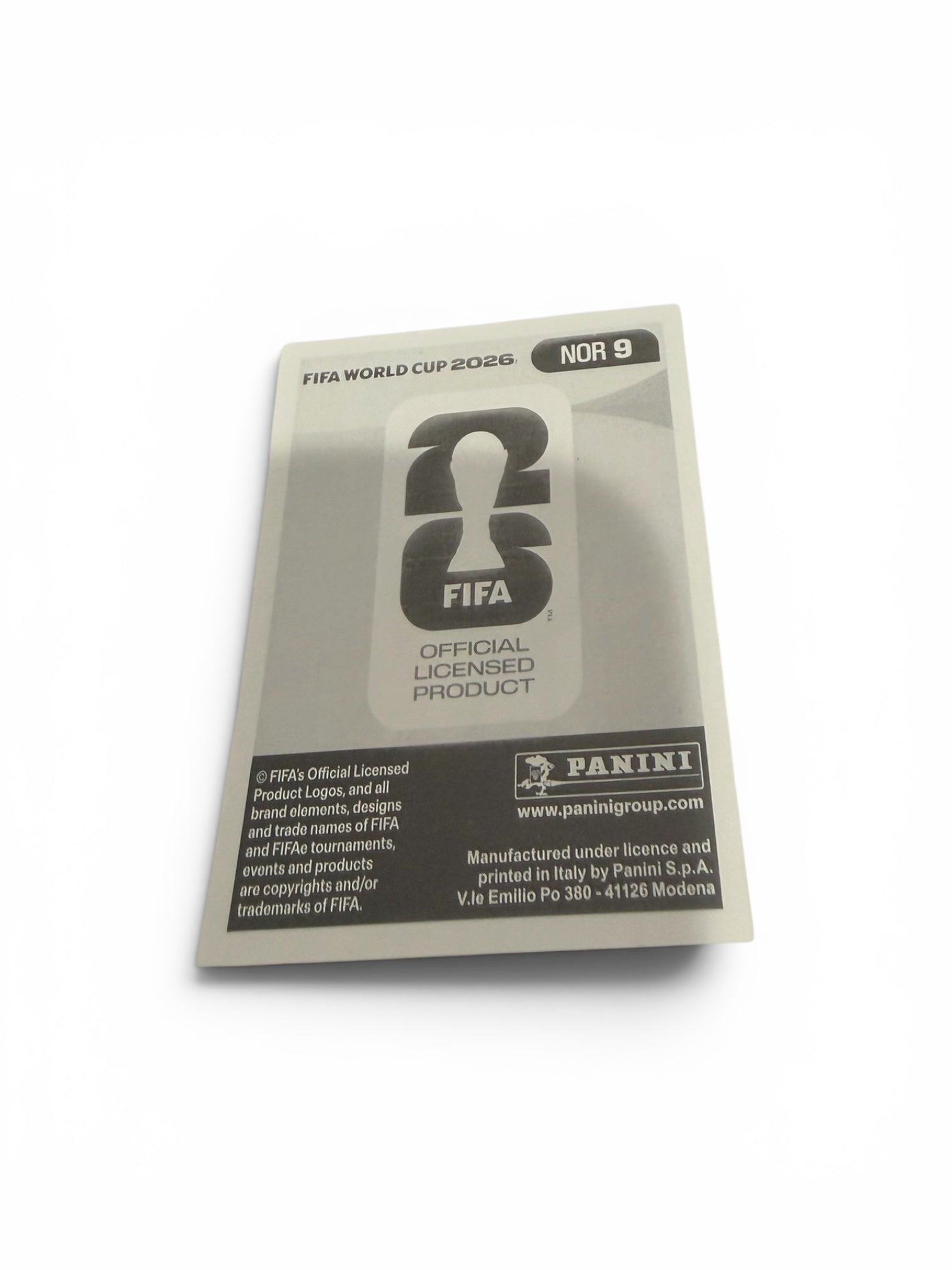 2026 Panini FIFA World Cup Morten Thorsby NOR 9 Norway Soccer Sticker | Genoa CFC