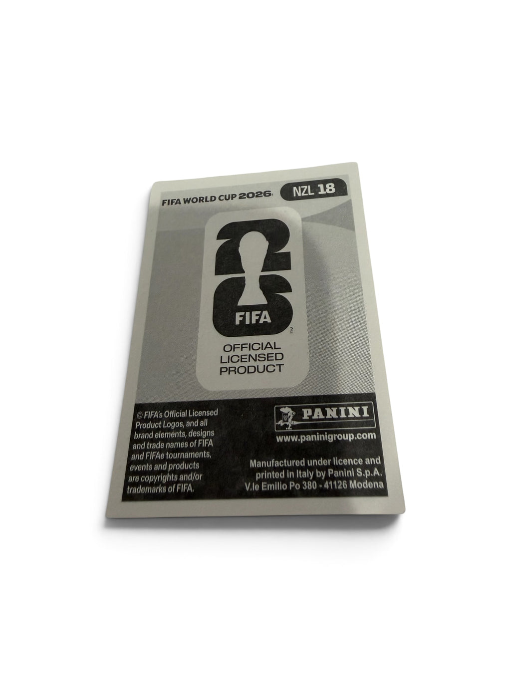 Elijah Just NZL18 New Zealand National Team | Panini FIFA World Cup 2026 Official Sticker | Motherwell FC