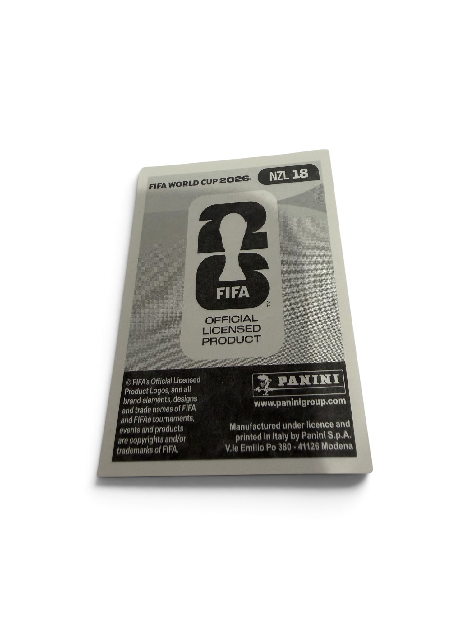 Elijah Just NZL18 New Zealand National Team | Panini FIFA World Cup 2026 Official Sticker | Motherwell FC