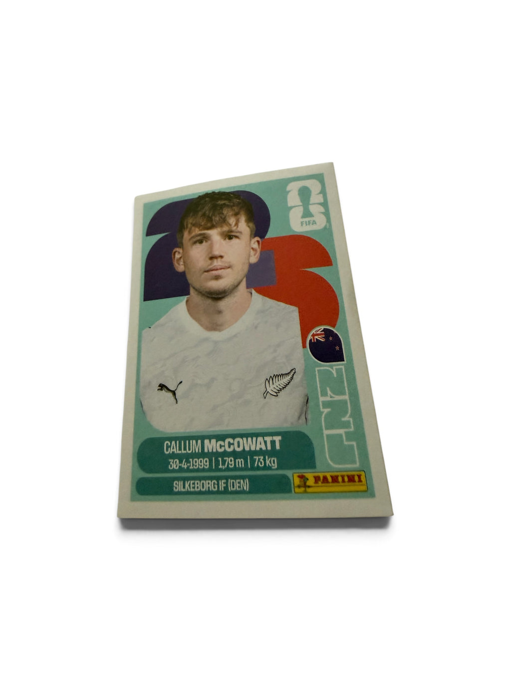 Callum McCowatt NZL19 New Zealand National Team | Panini FIFA World Cup 2026 Official Sticker | Silkeborg IF