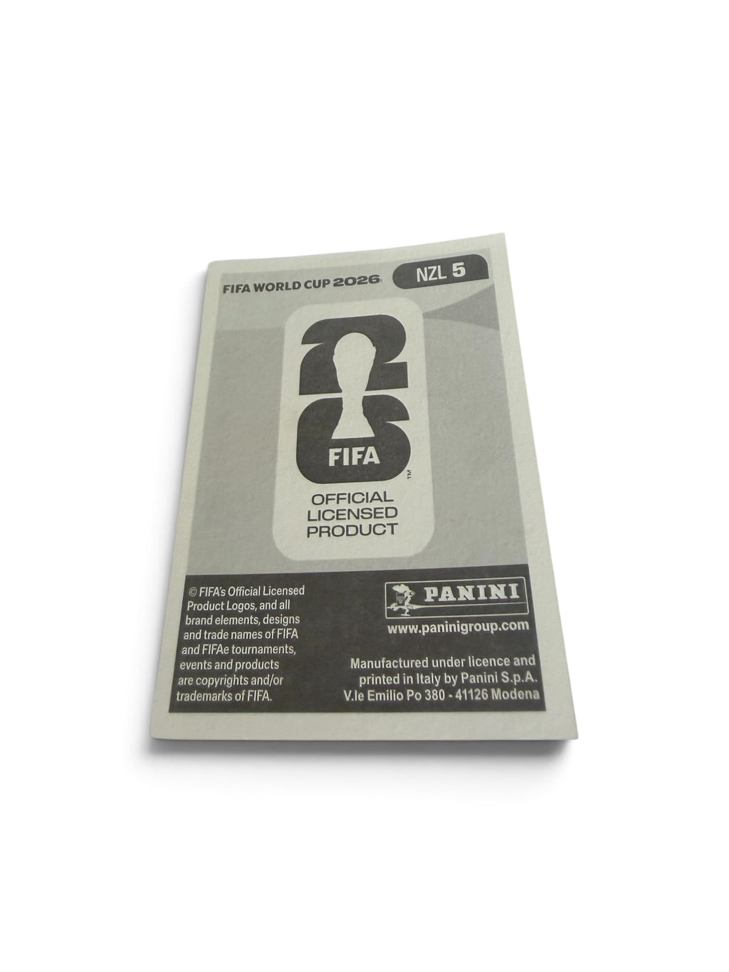 Liberato Cacace NZL5 New Zealand National Team | Panini FIFA World Cup 2026 Official Sticker | Wrexham AFC