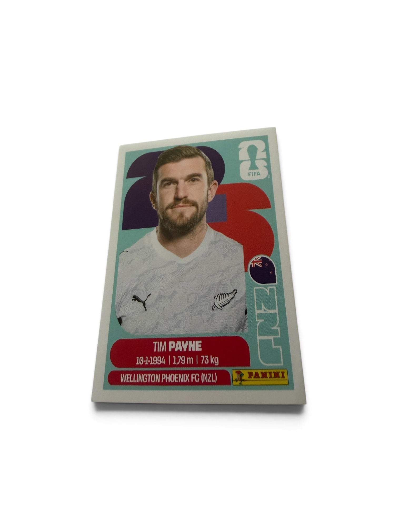 Tim Payne NZL6 New Zealand National Team | Panini FIFA World Cup 2026 Official Sticker | Wellington Phoenix FC
