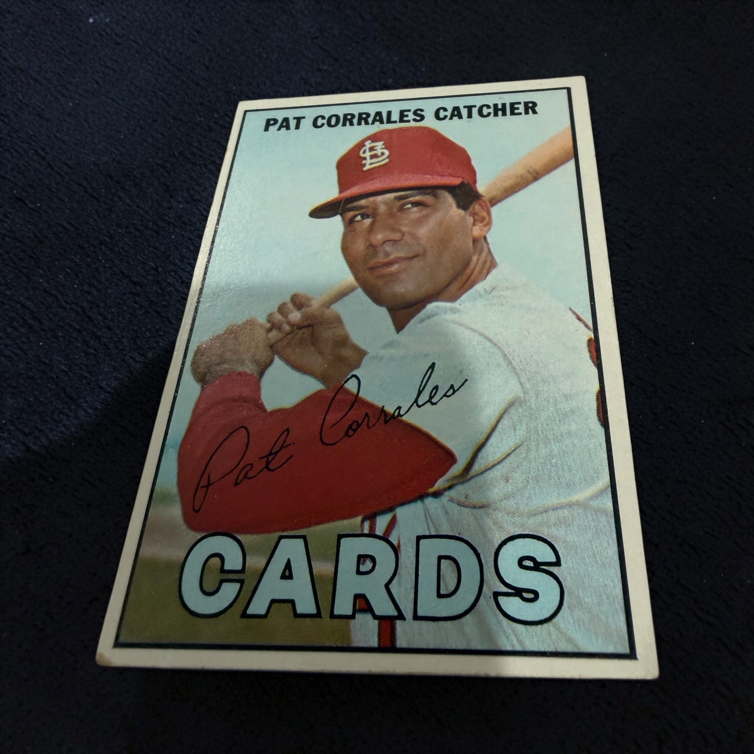 1967 Topps #78 Pat Corrales St. Louis Cardinals Vintage Baseball Card MLB Catcher