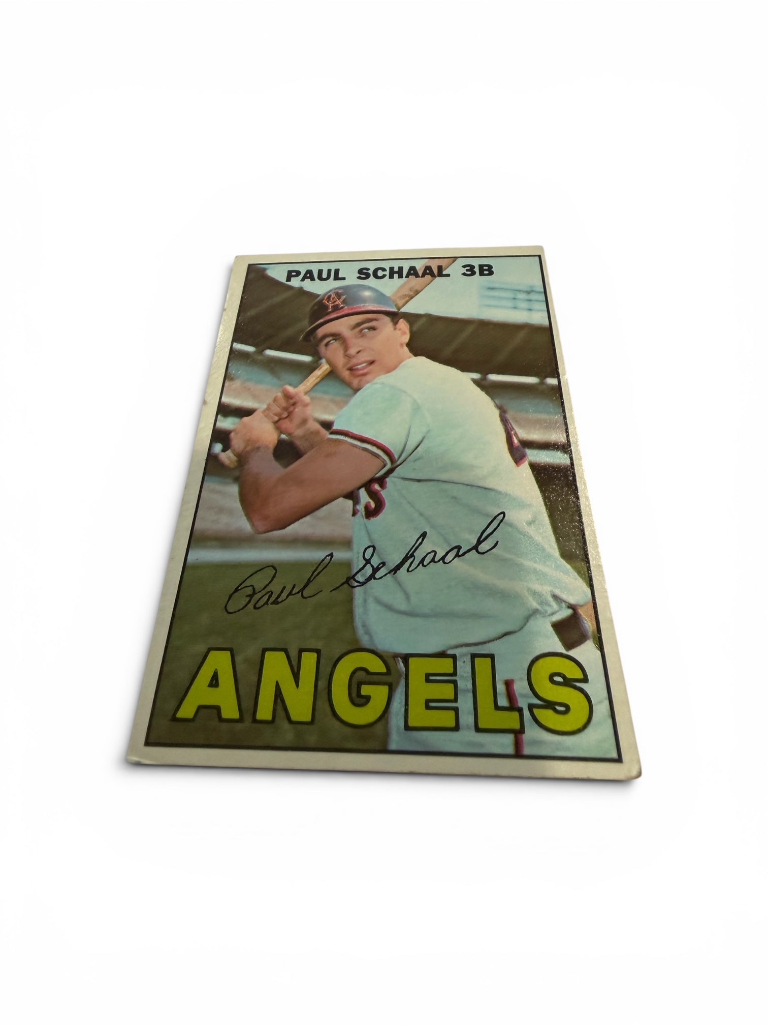 1967 Topps #58 Paul Schaal California Angels Vintage Baseball Card Third Baseman