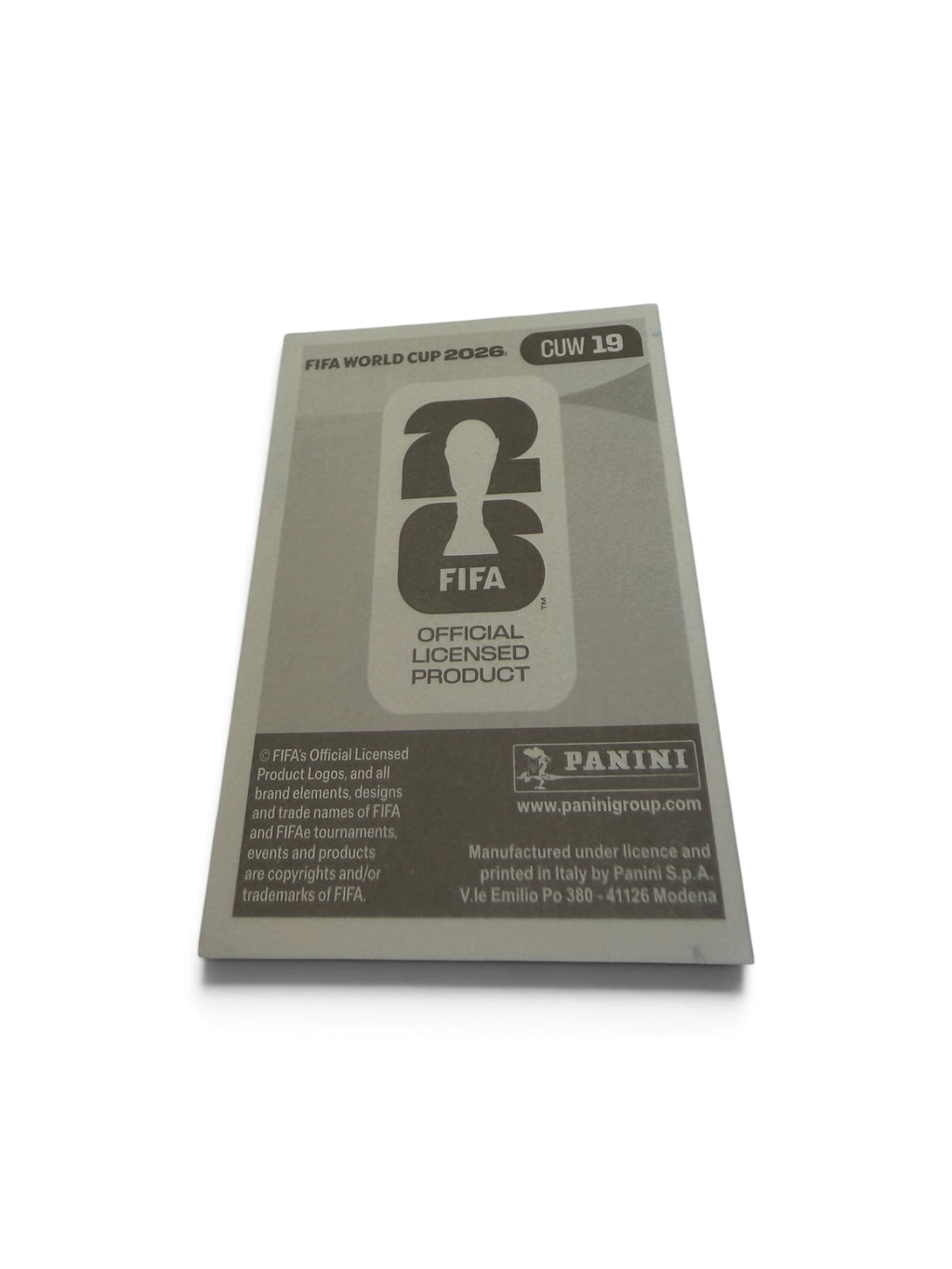 Panini FIFA World Cup 2026 Gervane Kastaneer Curaçao CUW 19 Soccer Sticker