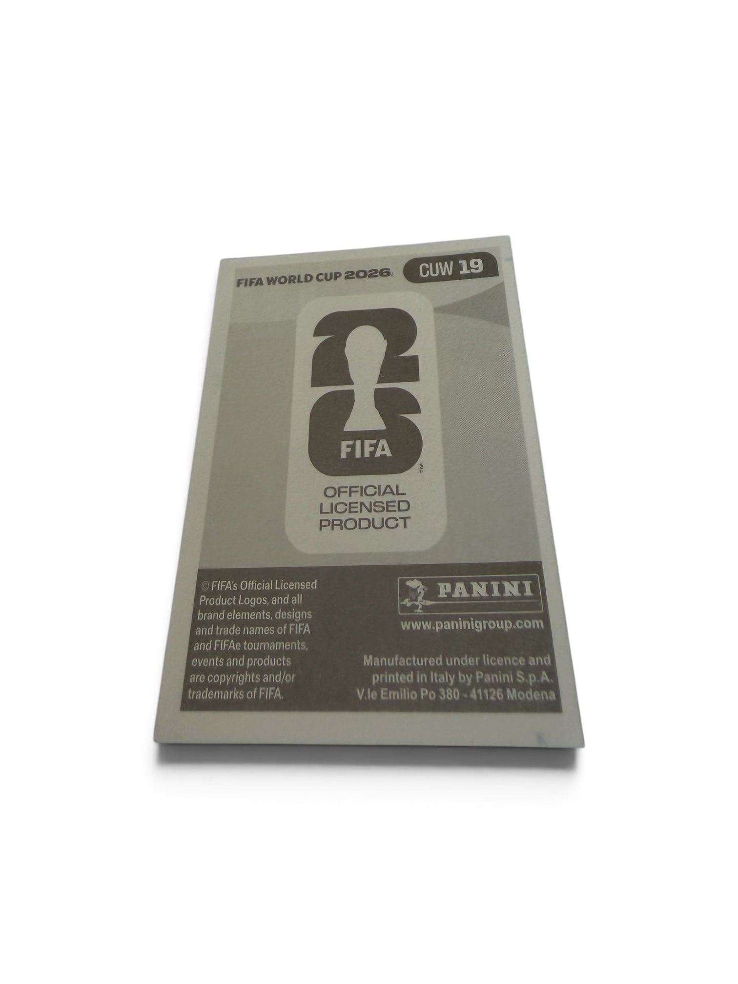Panini FIFA World Cup 2026 Gervane Kastaneer Curaçao CUW 19 Soccer Sticker