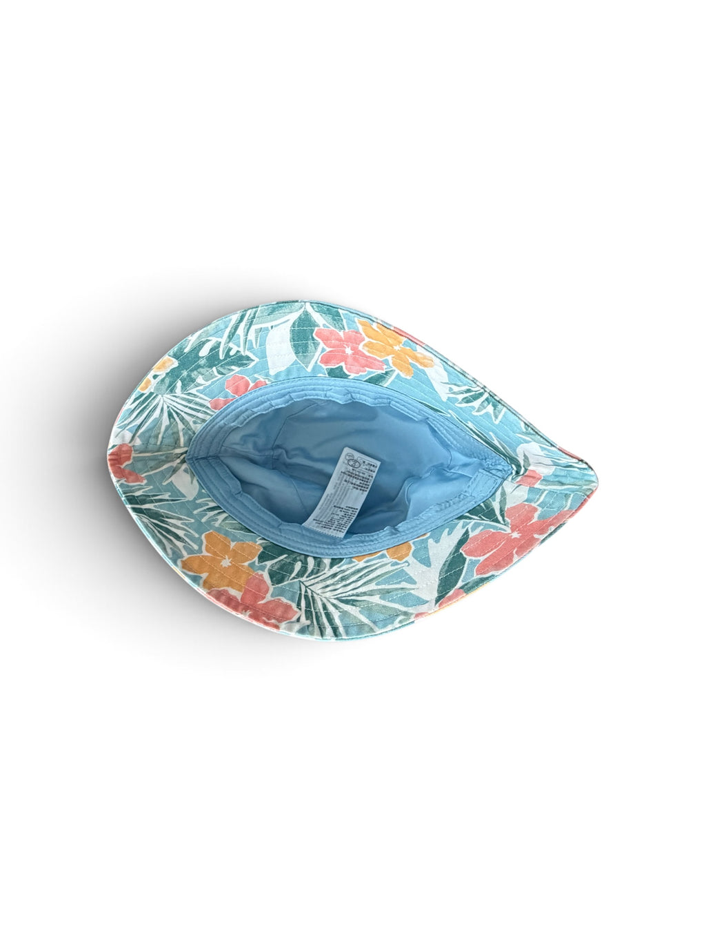 Abercrombie & Fitch Boys Tropical Floral Bucket Hat – Blue Multicolor – Gently Used