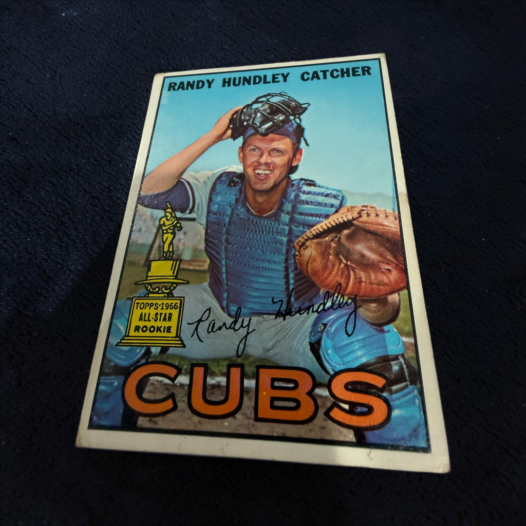 1967 Topps #106 Randy Hundley Chicago Cubs All-Star Rookie Vintage Baseball Card