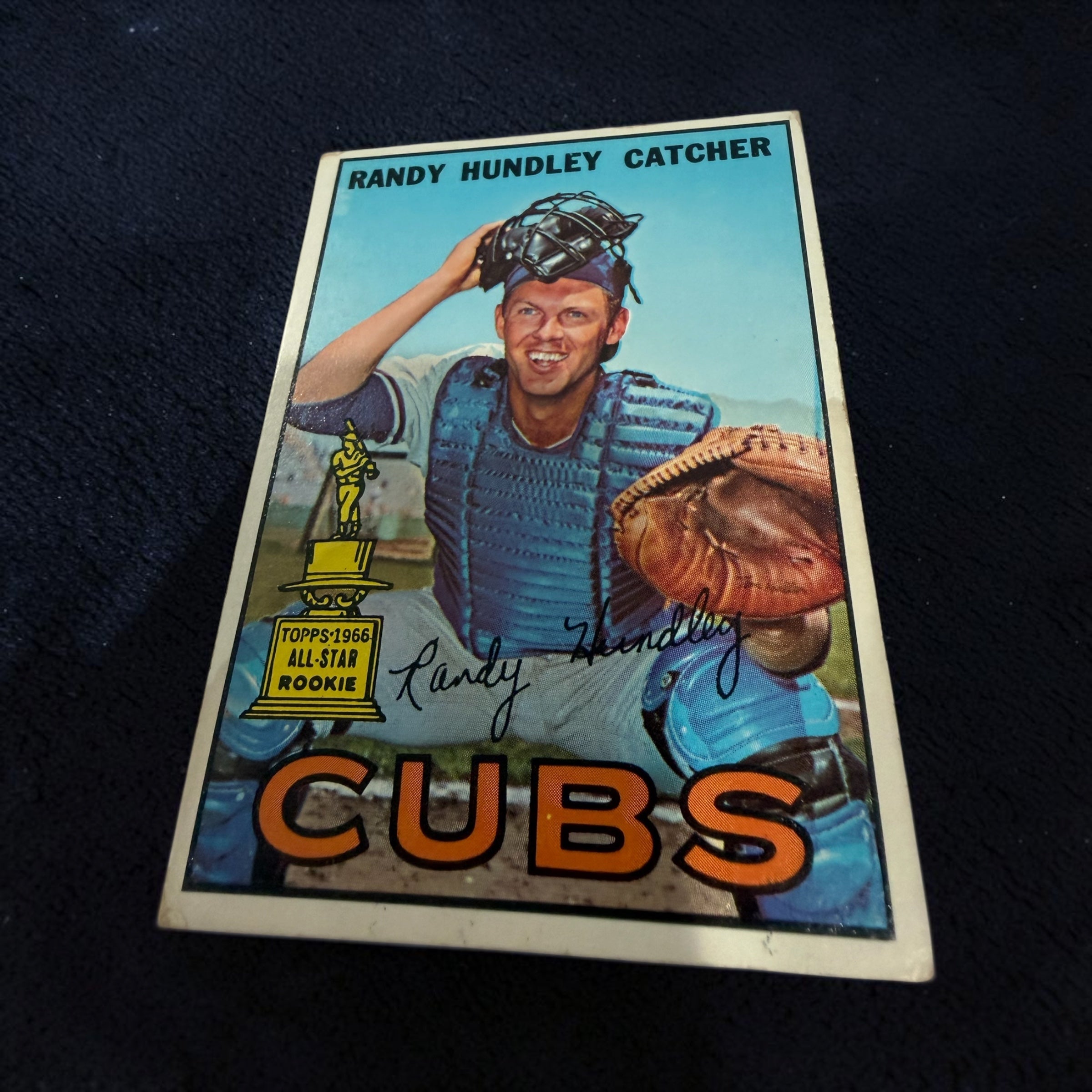 1967 Topps #106 Randy Hundley Chicago Cubs All-Star Rookie Vintage Baseball Card