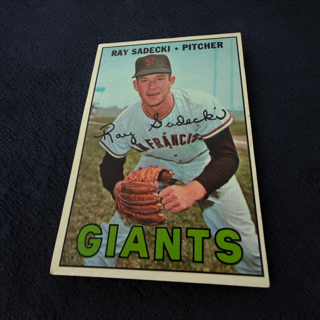 1967 Topps #409 Ray Sadecki San Francisco Giants Vintage Baseball Card