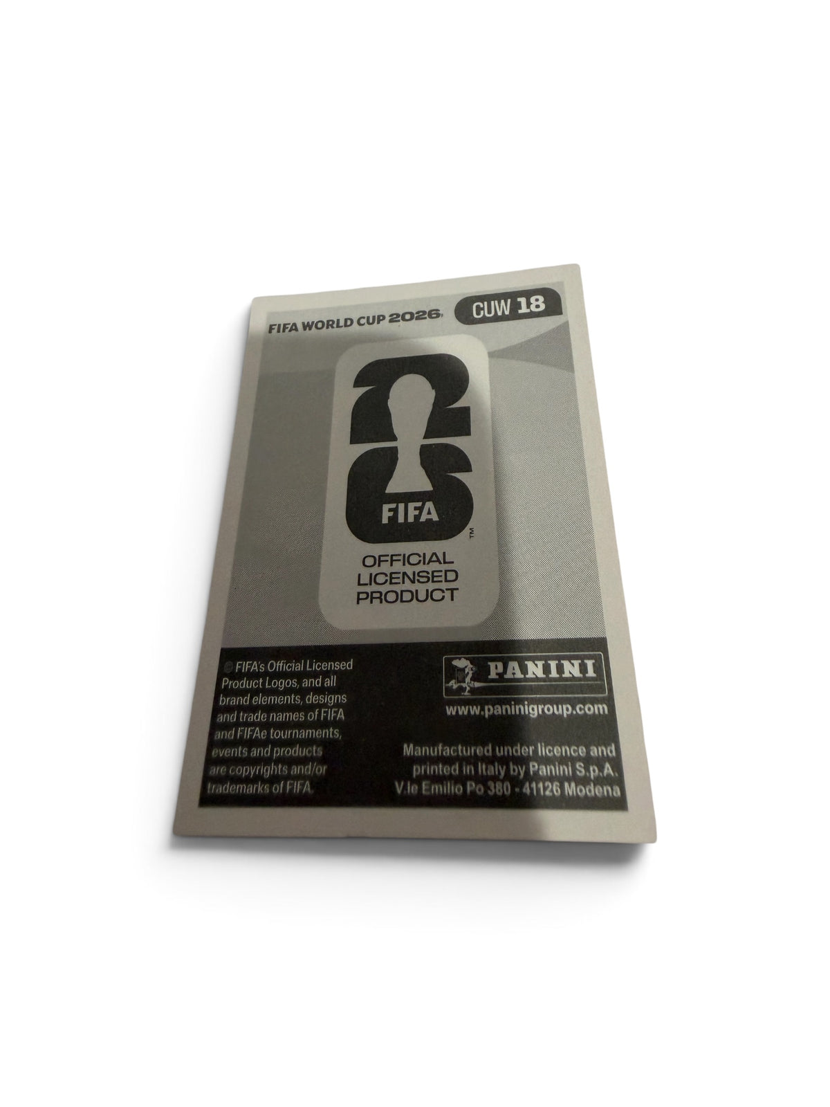 2026 Panini FIFA World Cup Jeremy Antonisse Curaçao CUW 18 Red Parallel Sticker