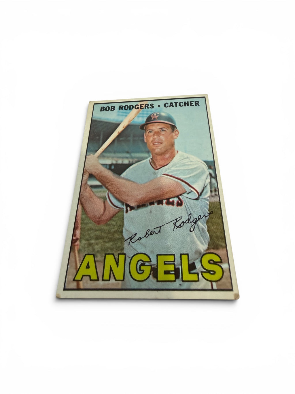 1967 Topps #281 Bob Rodgers California Angels Vintage Baseball Card Catcher