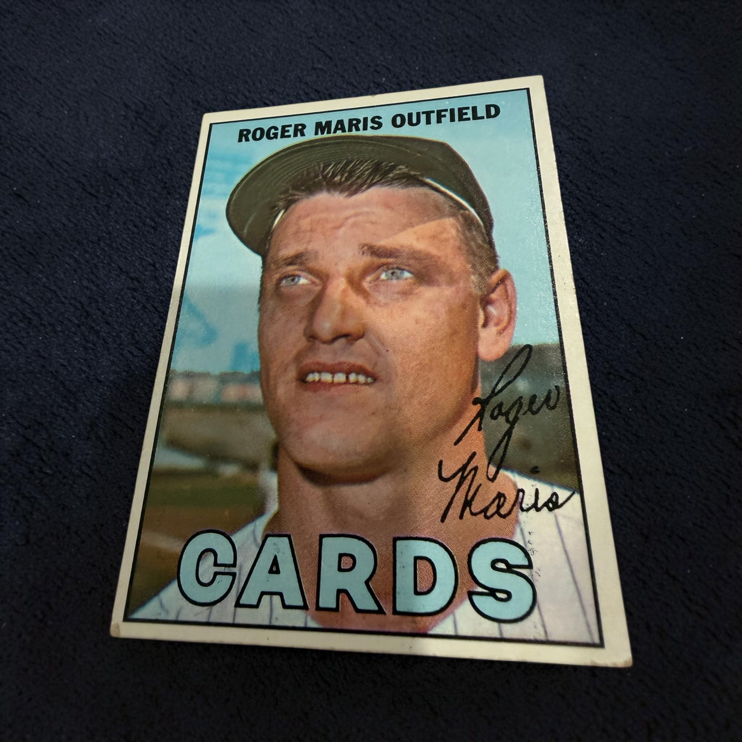 1967 Topps #45 Roger Maris St. Louis Cardinals Vintage Baseball Card 2x AL MVP 61 HR Legend