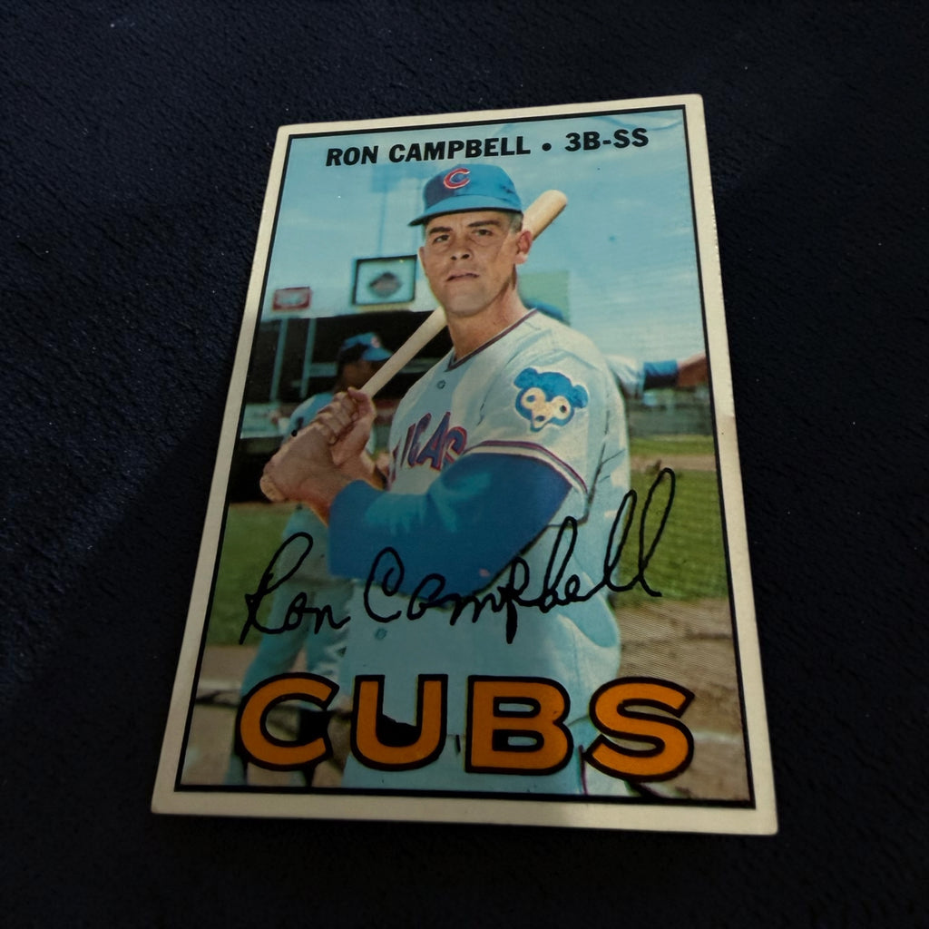 1967 Topps #497 Ron Campbell Chicago Cubs Vintage Baseball Card 3B SS