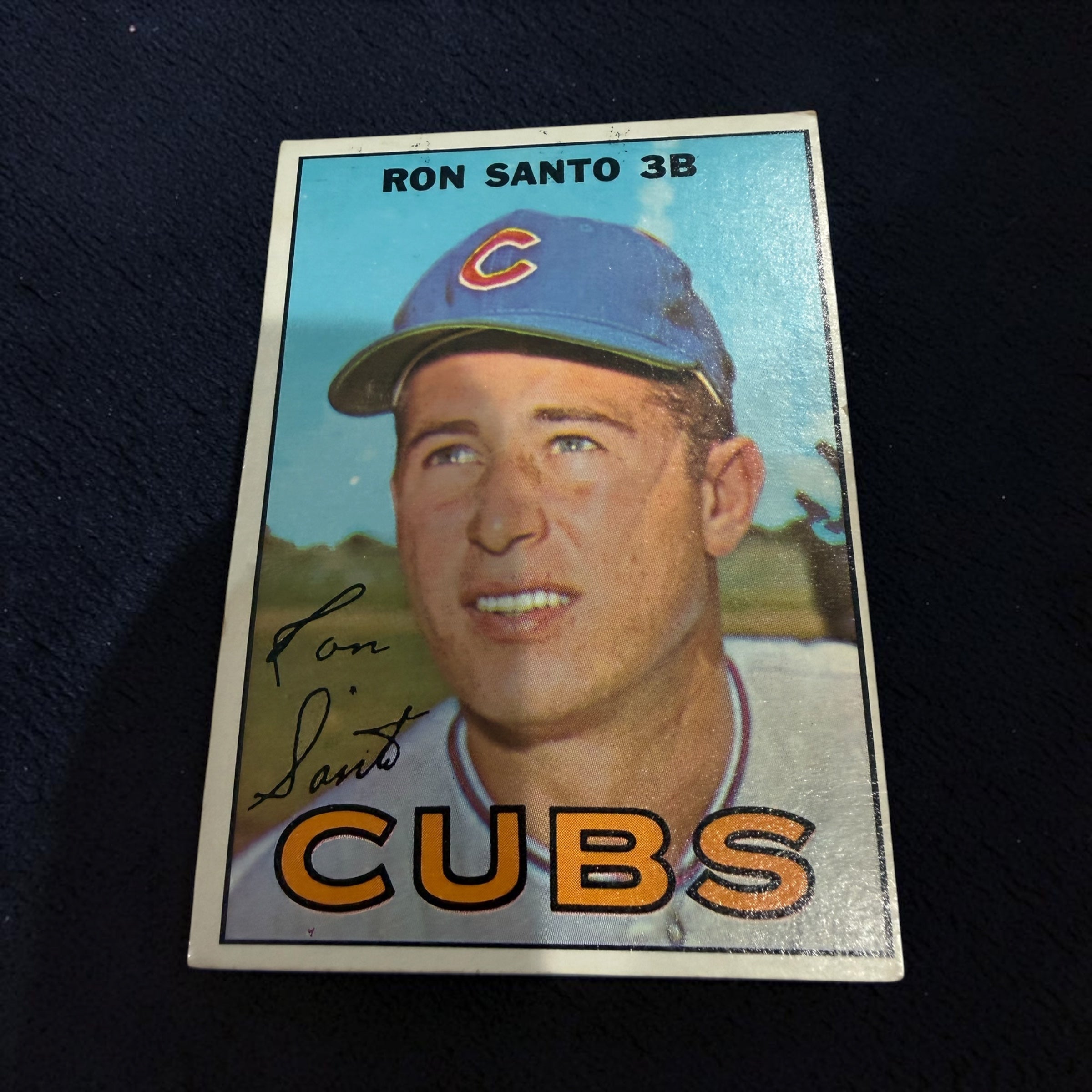 1967 Topps #70 Ron Santo Chicago Cubs Vintage Baseball Card All-Star 3B