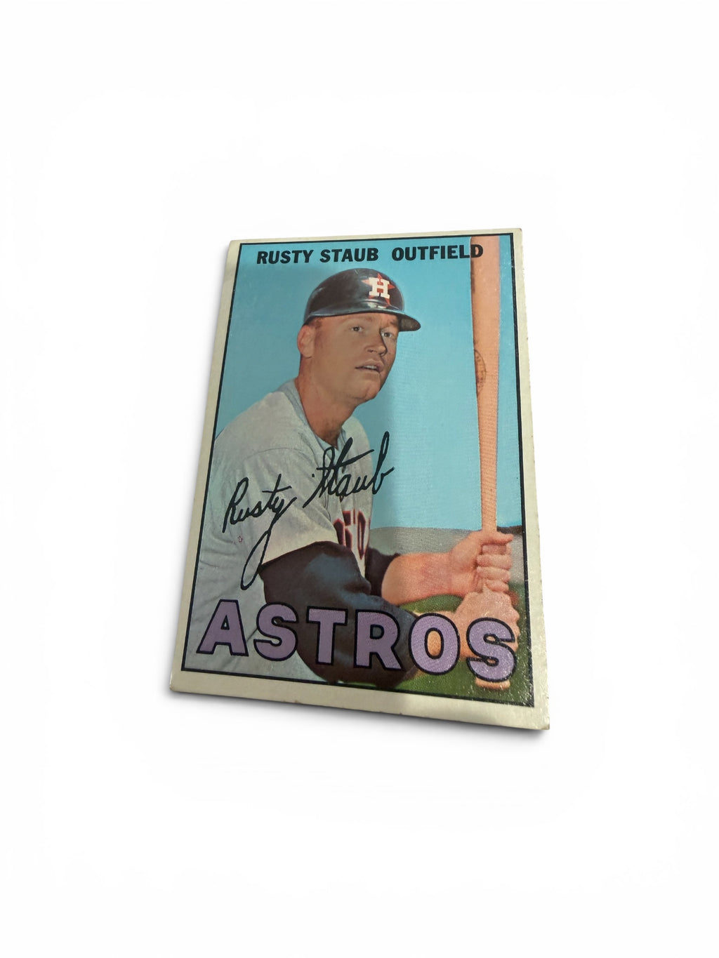 1967 Topps #73 Rusty Staub Houston Astros Vintage Baseball Card All-Star Outfielder