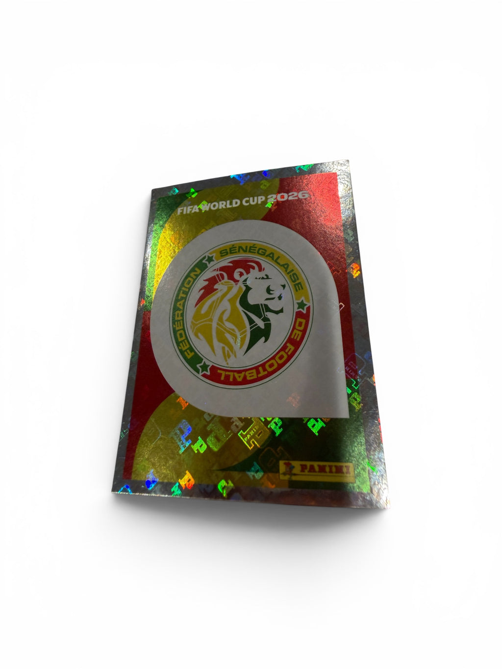 Senegal National Team Logo Foil Sticker SEN 1 | Panini FIFA World Cup 2026 Official Holographic Sticker