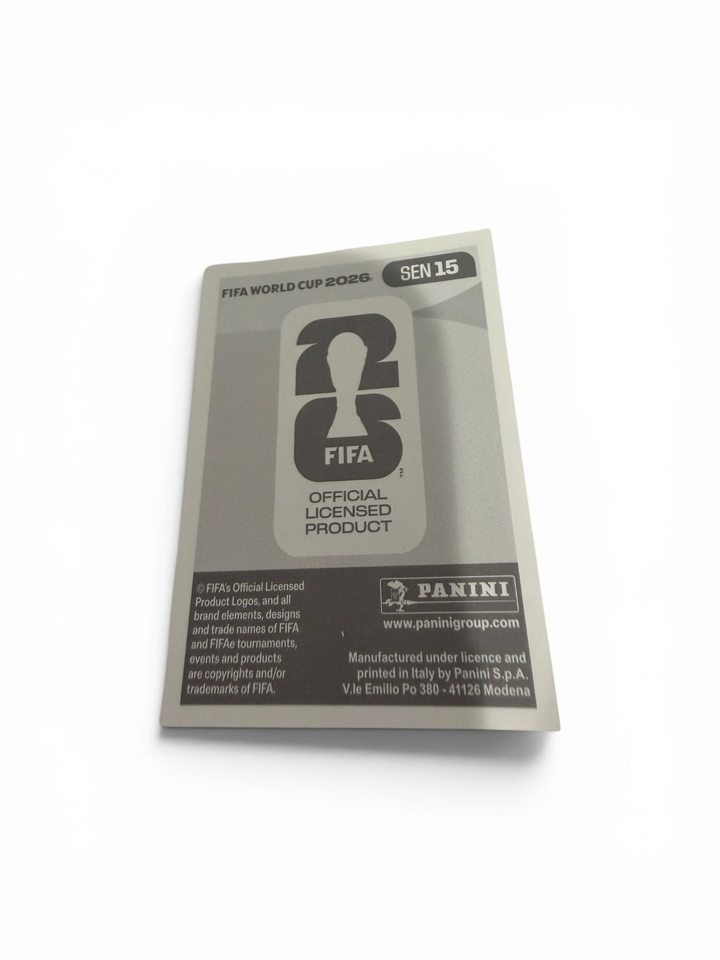 Sadio Mané SEN 15 | Senegal | Panini FIFA World Cup 2026 Official Sticker