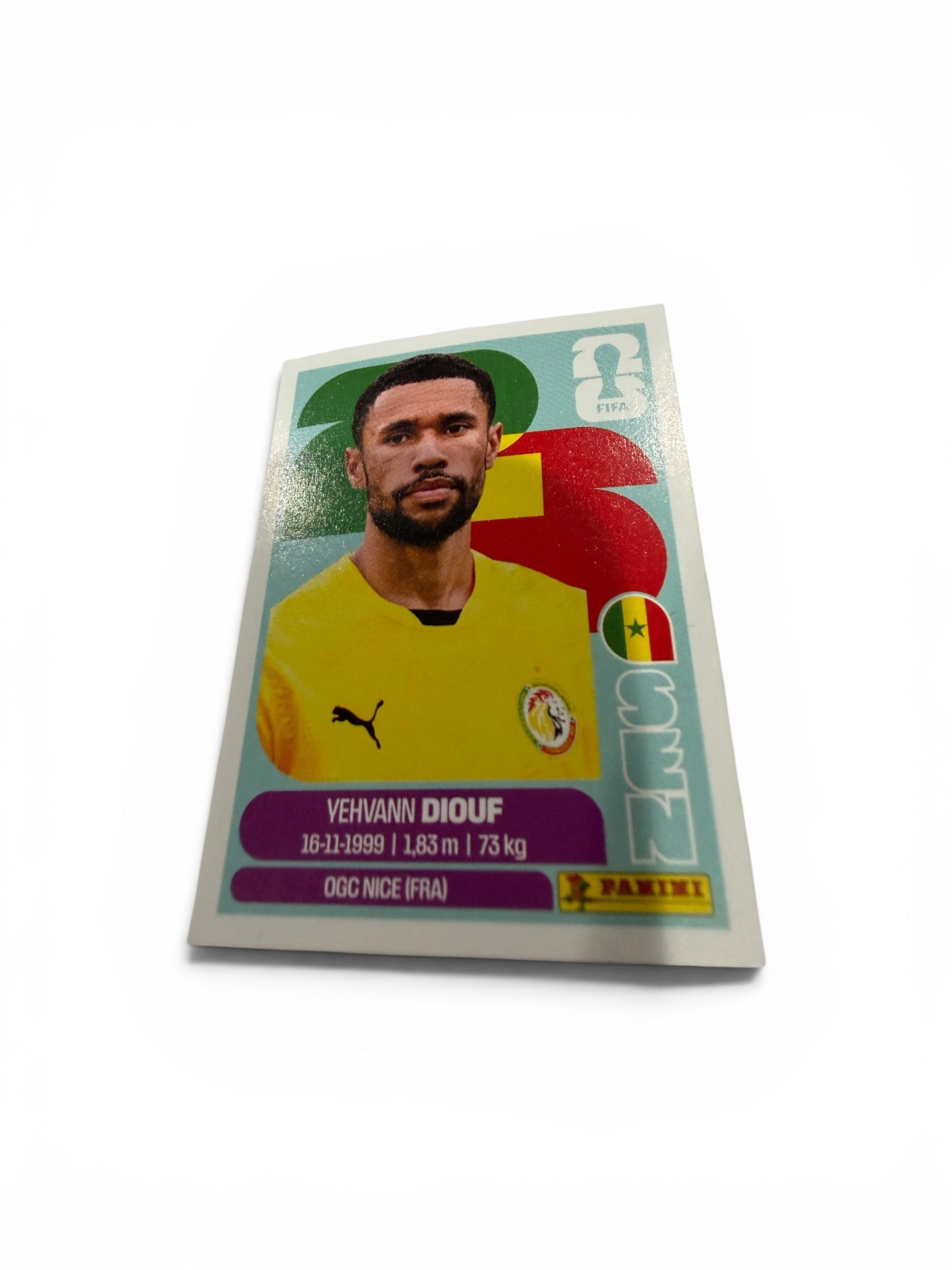 Yehvann Diouf SEN 3 | Senegal Goalkeeper | Panini FIFA World Cup 2026 Official Sticker