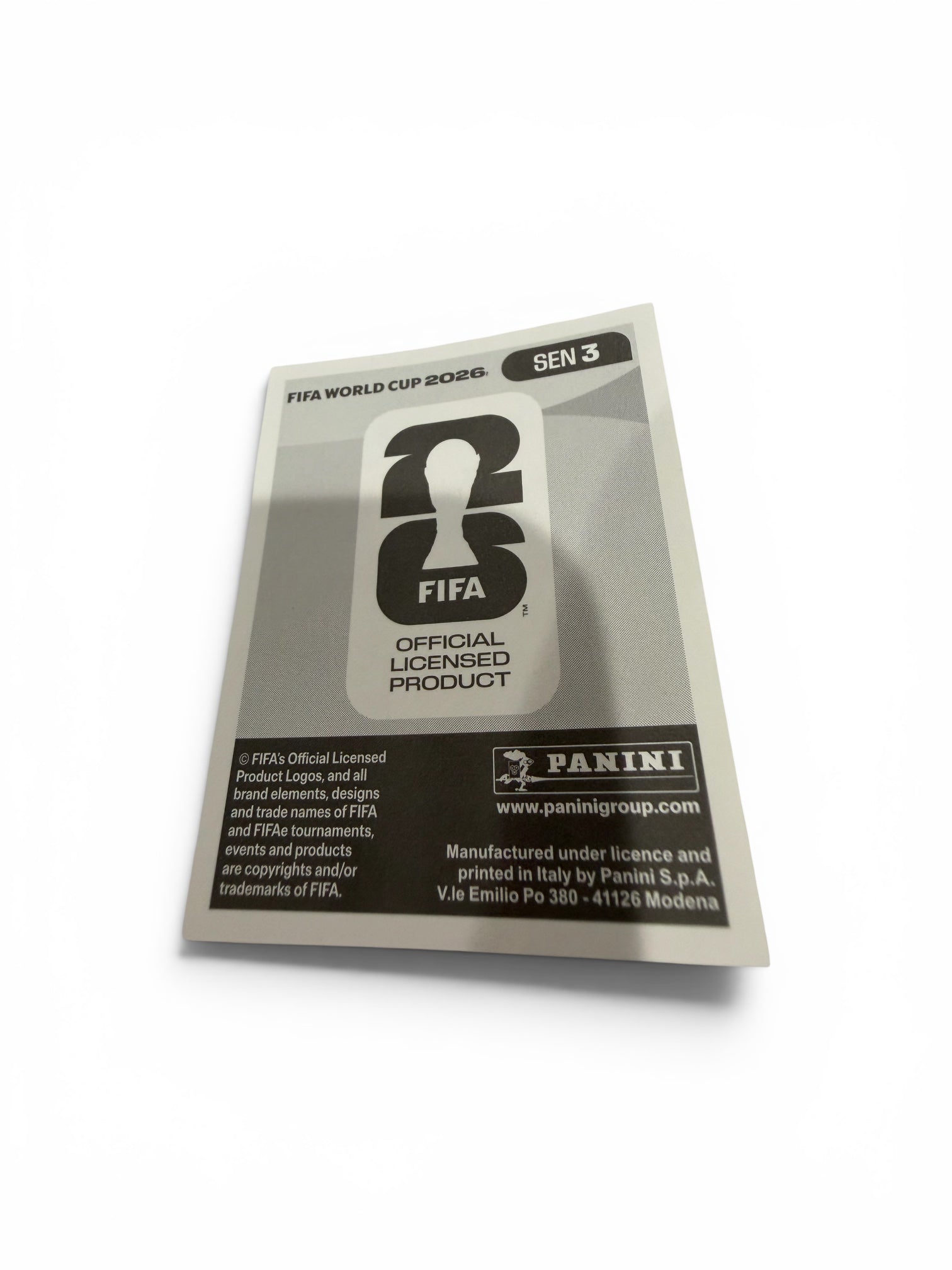 Yehvann Diouf SEN 3 | Senegal Goalkeeper | Panini FIFA World Cup 2026 Official Sticker