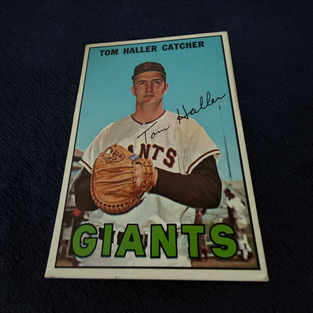 1967 Topps #65 Tom Haller San Francisco Giants Vintage Baseball Card Catcher