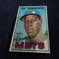 1967 Topps #487 Tommie Reynolds New York Mets Vintage Baseball Card OF/1B