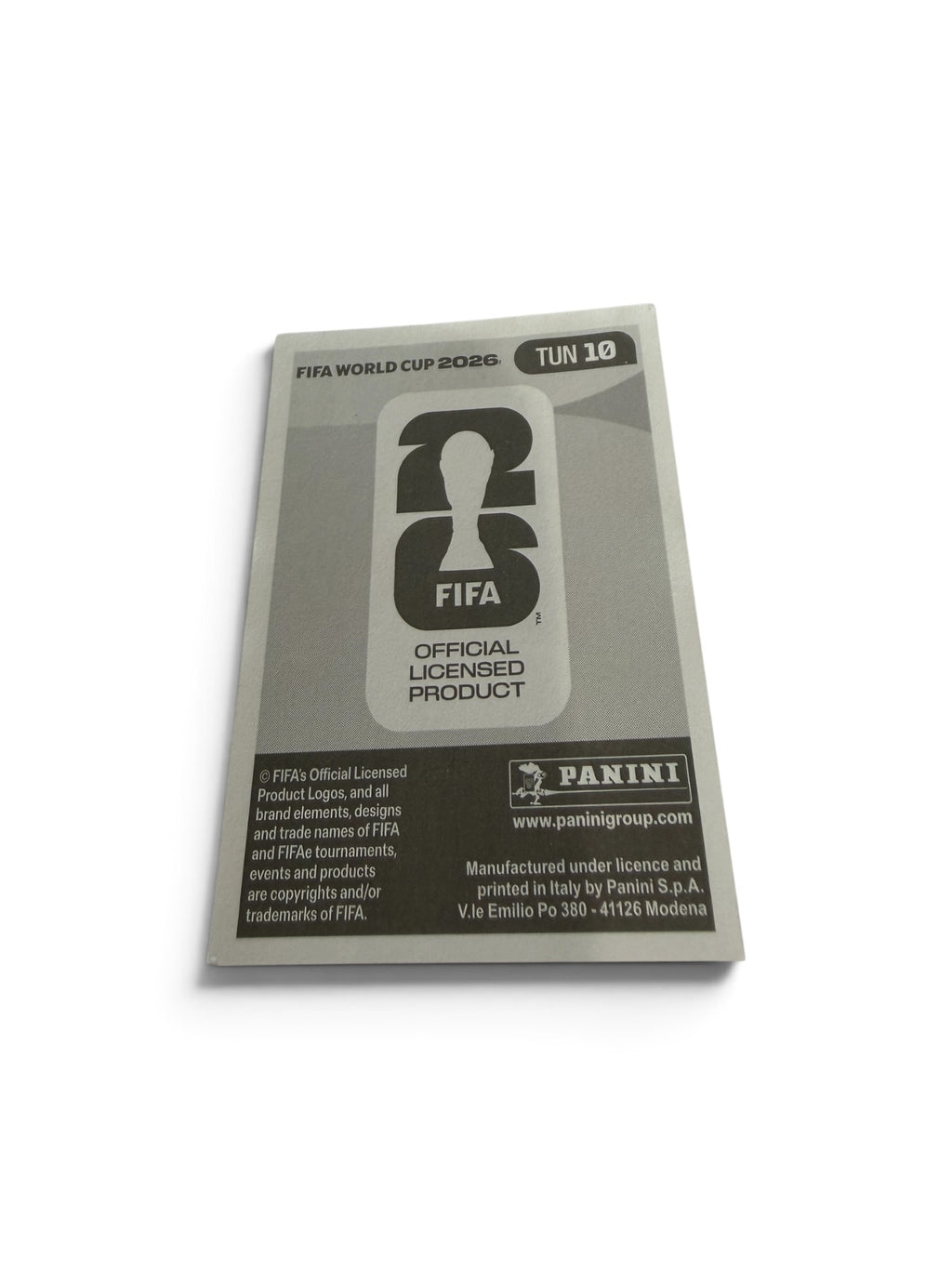 2026 Panini FIFA World Cup Aïssa Laïdouni #TUN10 Official Tunisia Sticker – Al-Wakrah SC
