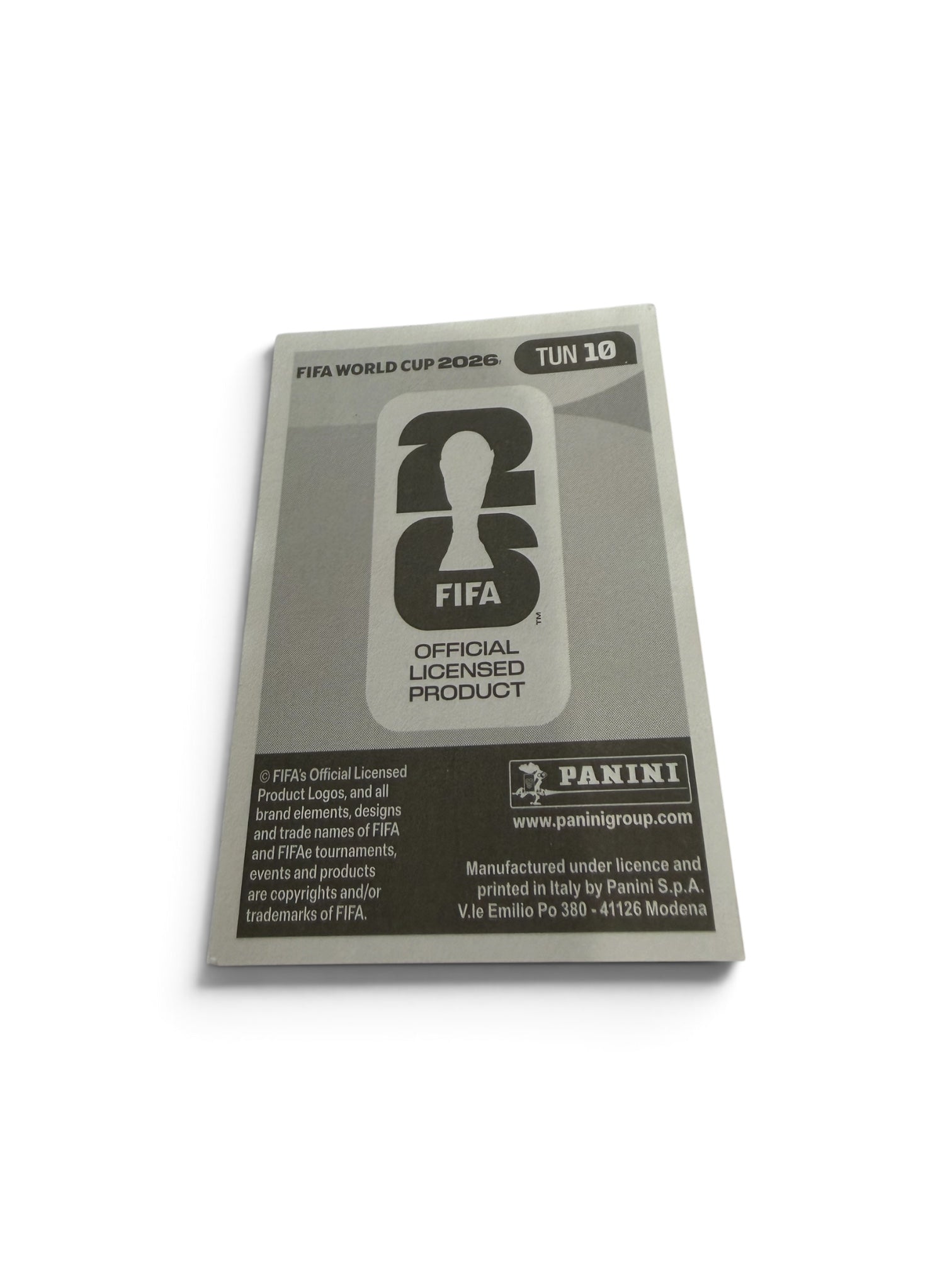 2026 Panini FIFA World Cup Aïssa Laïdouni #TUN10 Official Tunisia Sticker – Al-Wakrah SC