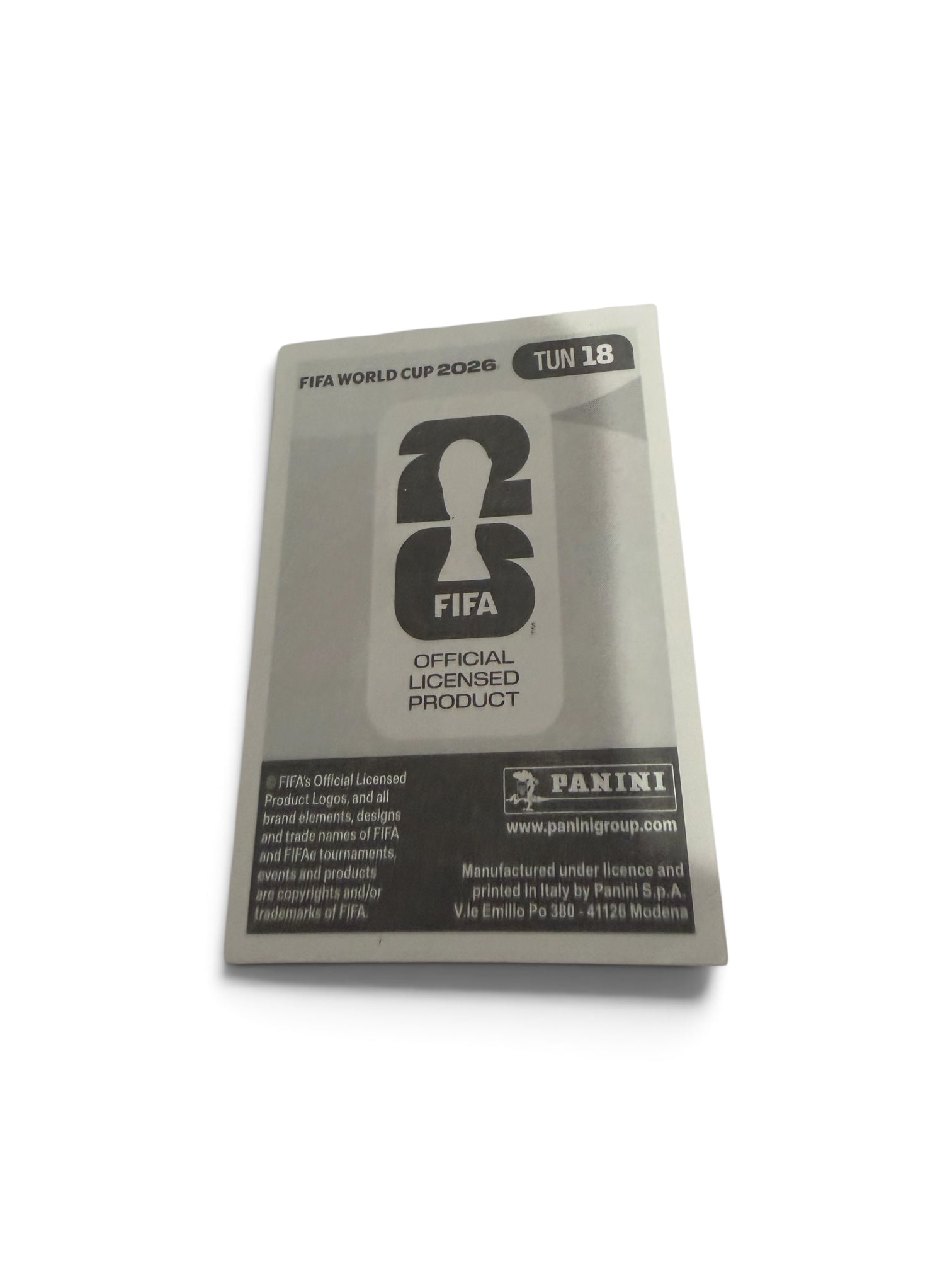 2026 Panini FIFA World Cup Sticker TUN18 Ismaël Gharbi Tunisia Official FIFA Sticker