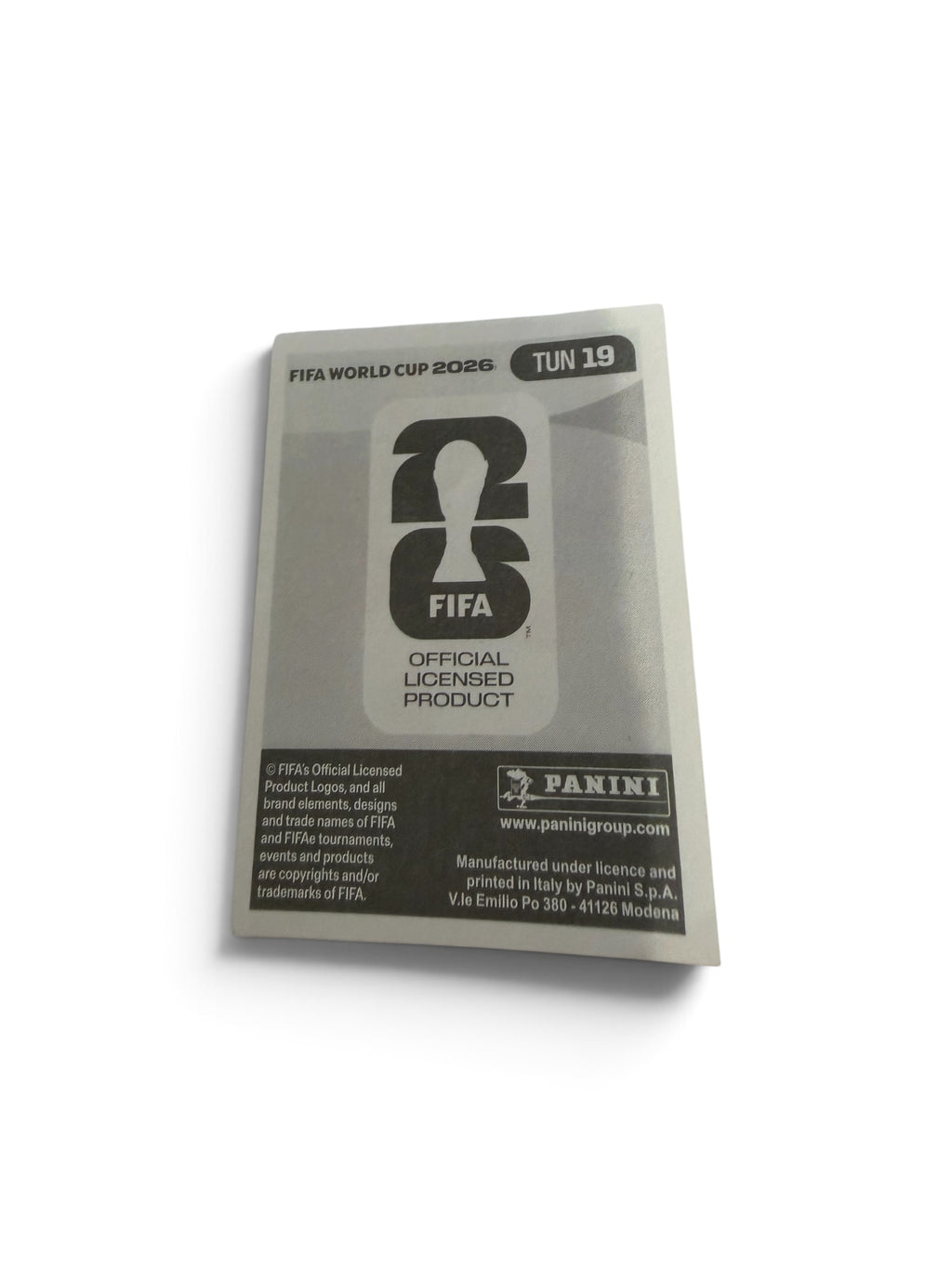2026 Panini FIFA World Cup Sticker TUN19 Sayfallah Ltaief Tunisia Official Sticker