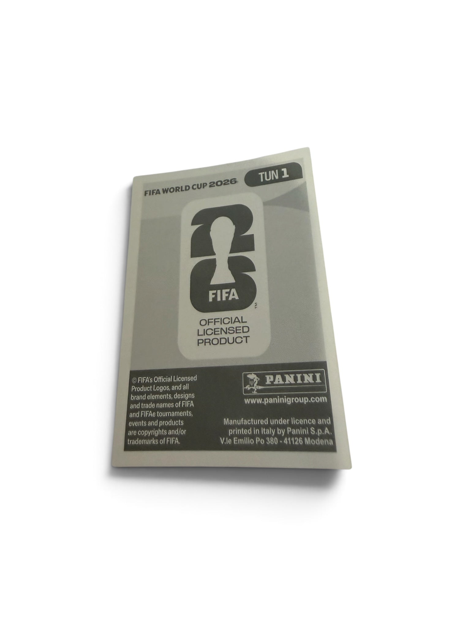 2026 Panini FIFA World Cup Tunisia Team Logo TUN1 Holographic Foil Parallel Sticker