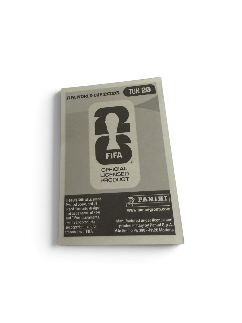 2026 Panini FIFA World Cup Naïm Sliti #TUN20 Tunisia Official Sticker | White Border | Al-Shamal SC