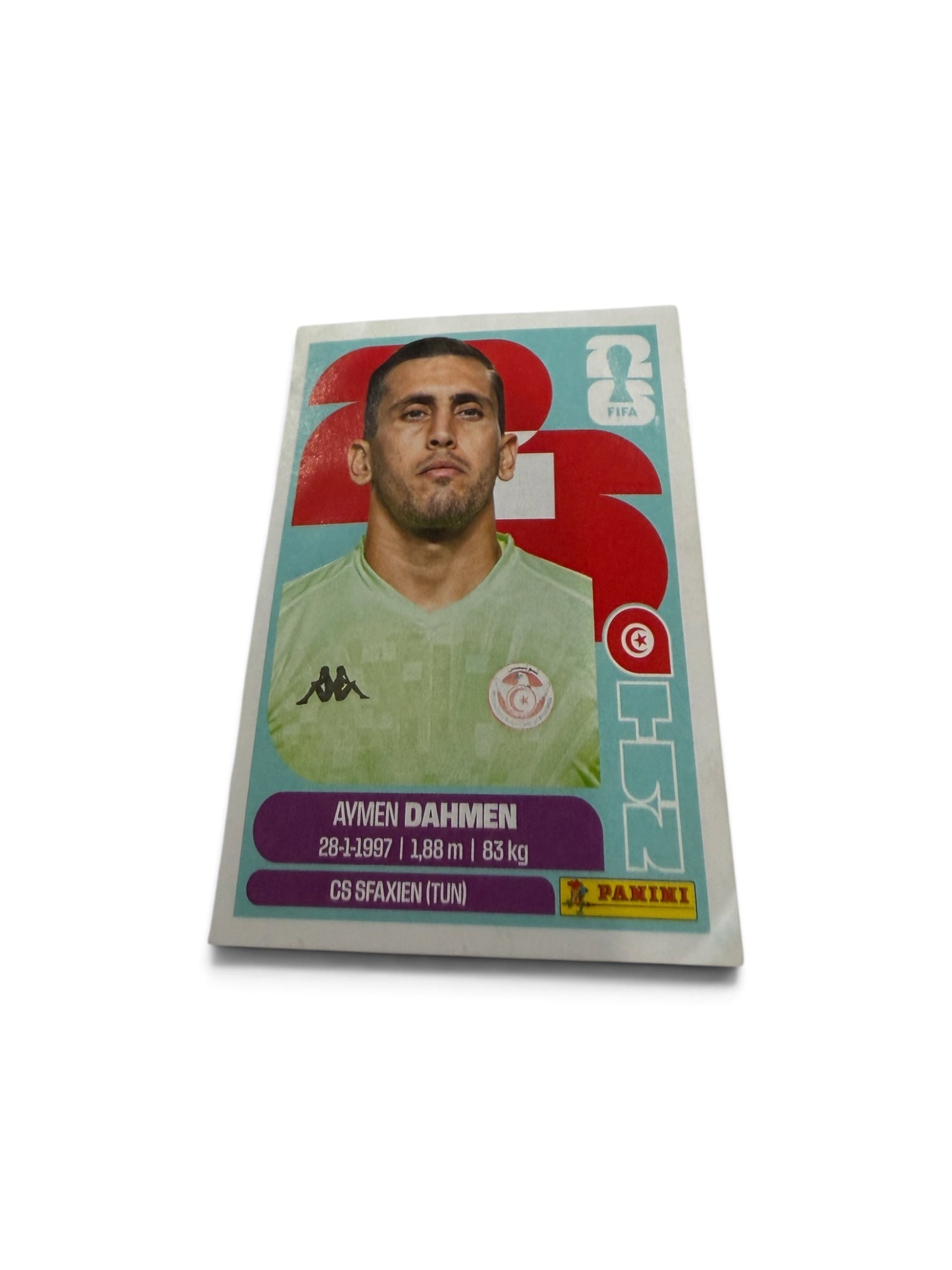 2026 Panini FIFA World Cup Aymen Dahmen TUN3 Tunisia Sticker – CS Sfaxien