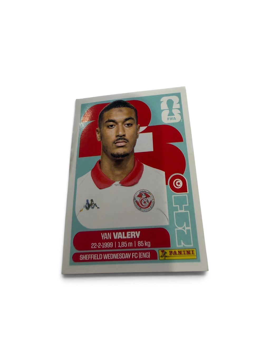 2026 Panini FIFA World Cup Yan Valery TUN4 Tunisia Sticker – Sheffield Wednesday FC