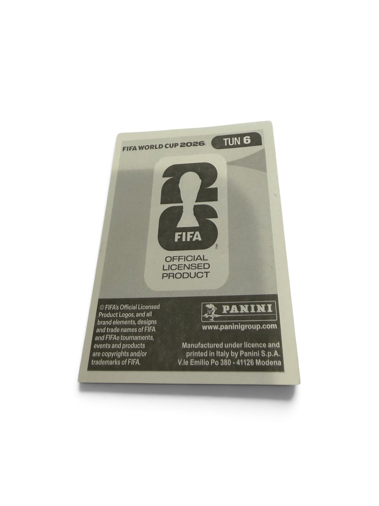 2026 Panini FIFA World Cup Yassine Meriah #TUN6 Tunisia Official Sticker – Espérance Sportive de Tunis – FIFA Licensed