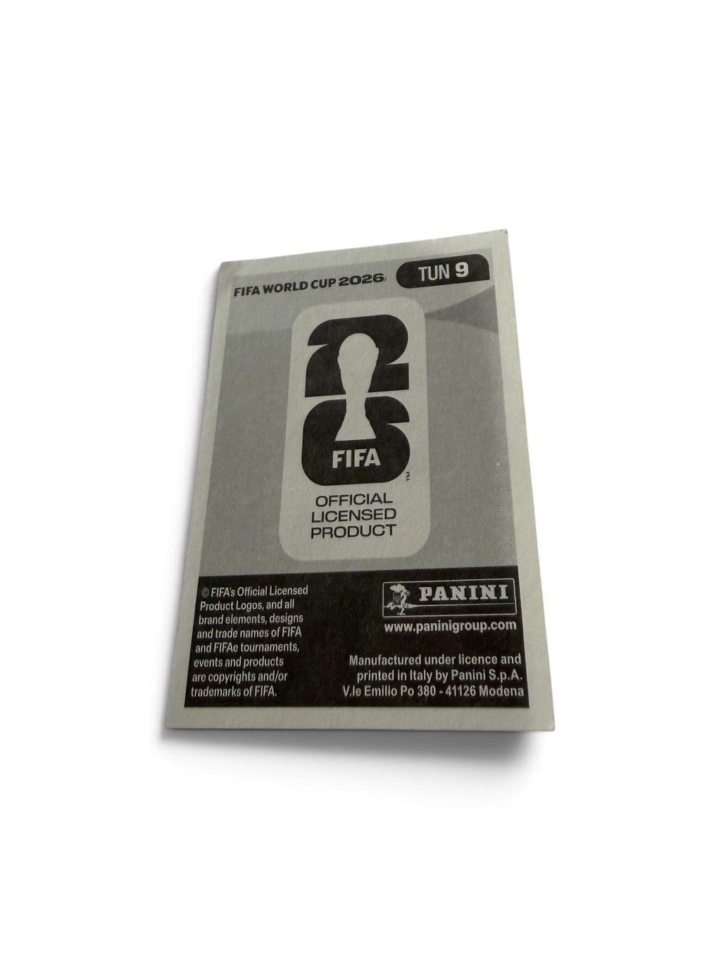2026 Panini FIFA World Cup Ellyes Skhiri #TUN9 Official Tunisia Sticker – Eintracht Frankfurt
