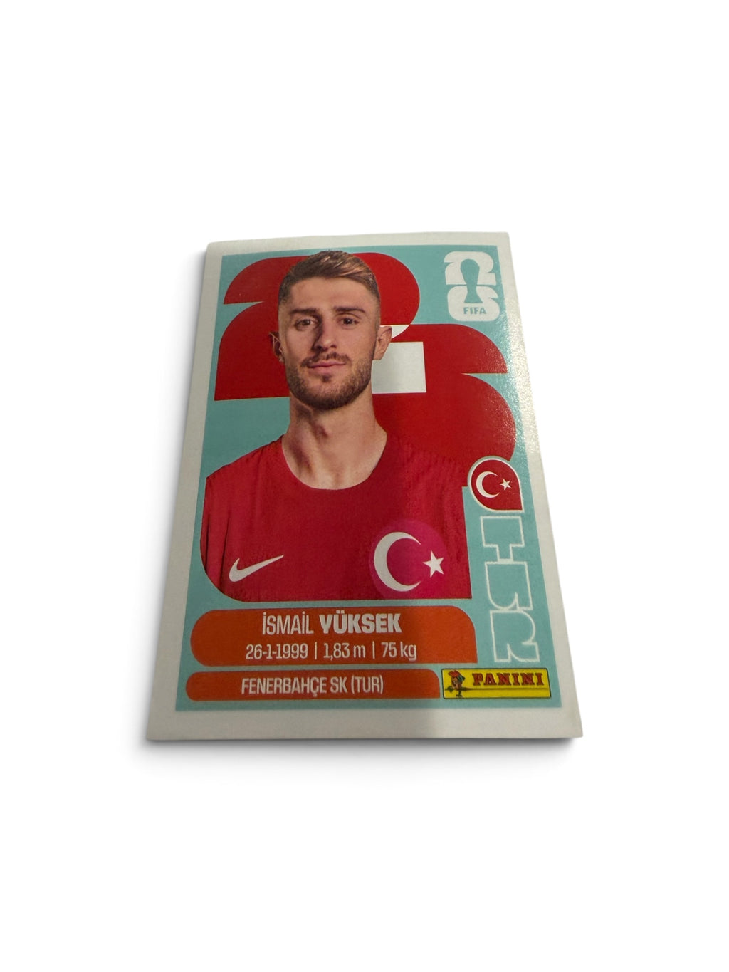 2026 Panini FIFA World Cup İsmail Yüksek TUR 10 Turkey Soccer Sticker