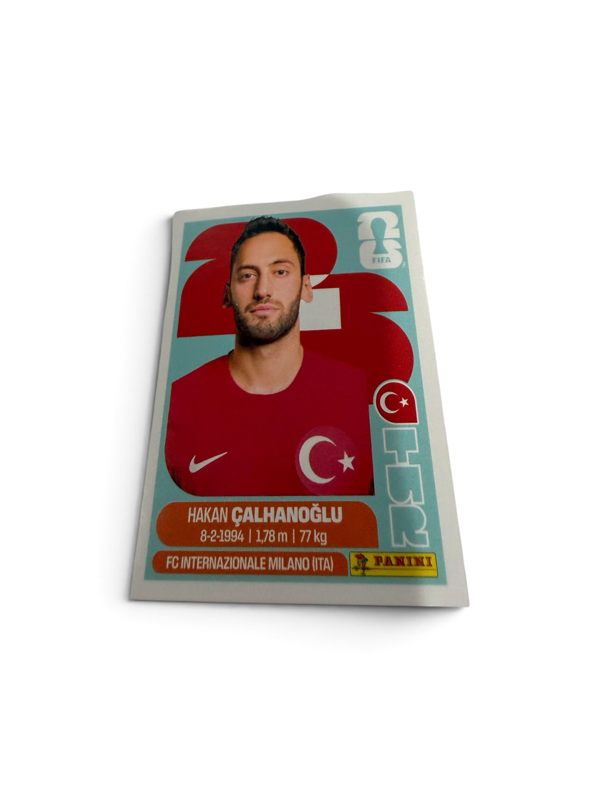 2026 Panini FIFA World Cup Hakan Çalhanoğlu TUR 11 Turkey Soccer Sticker
